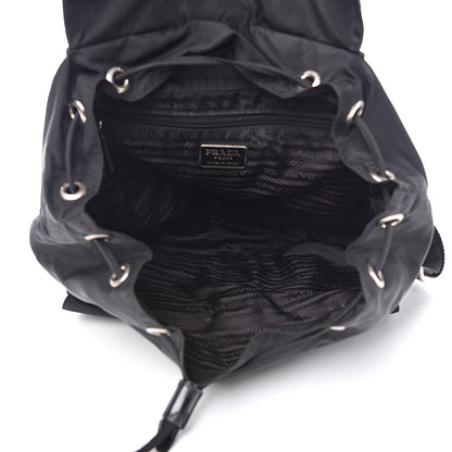 Prada Nylon Vela Medium Backpack Black 5 of 12