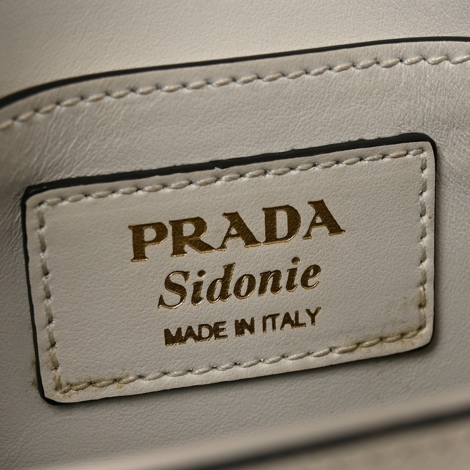 Prada Saffiano Lux Sidonie Small Chain Crossbody Bag White 6 of 9