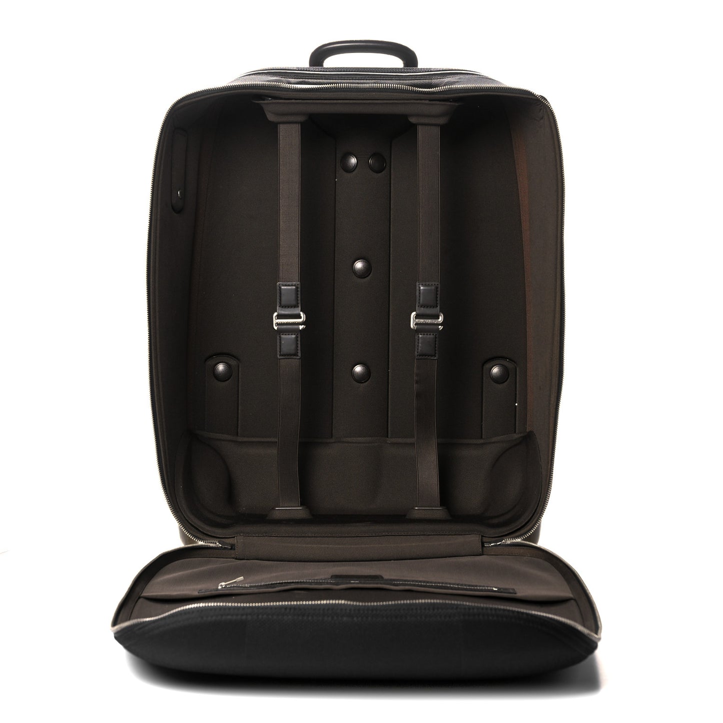 Damier Geant Conquerant 65 Rolling Luggage Black