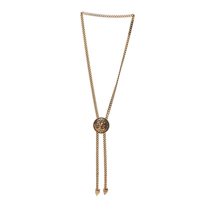 Louis Vuitton Metal LV Bolo Tie Gold 3 of 5