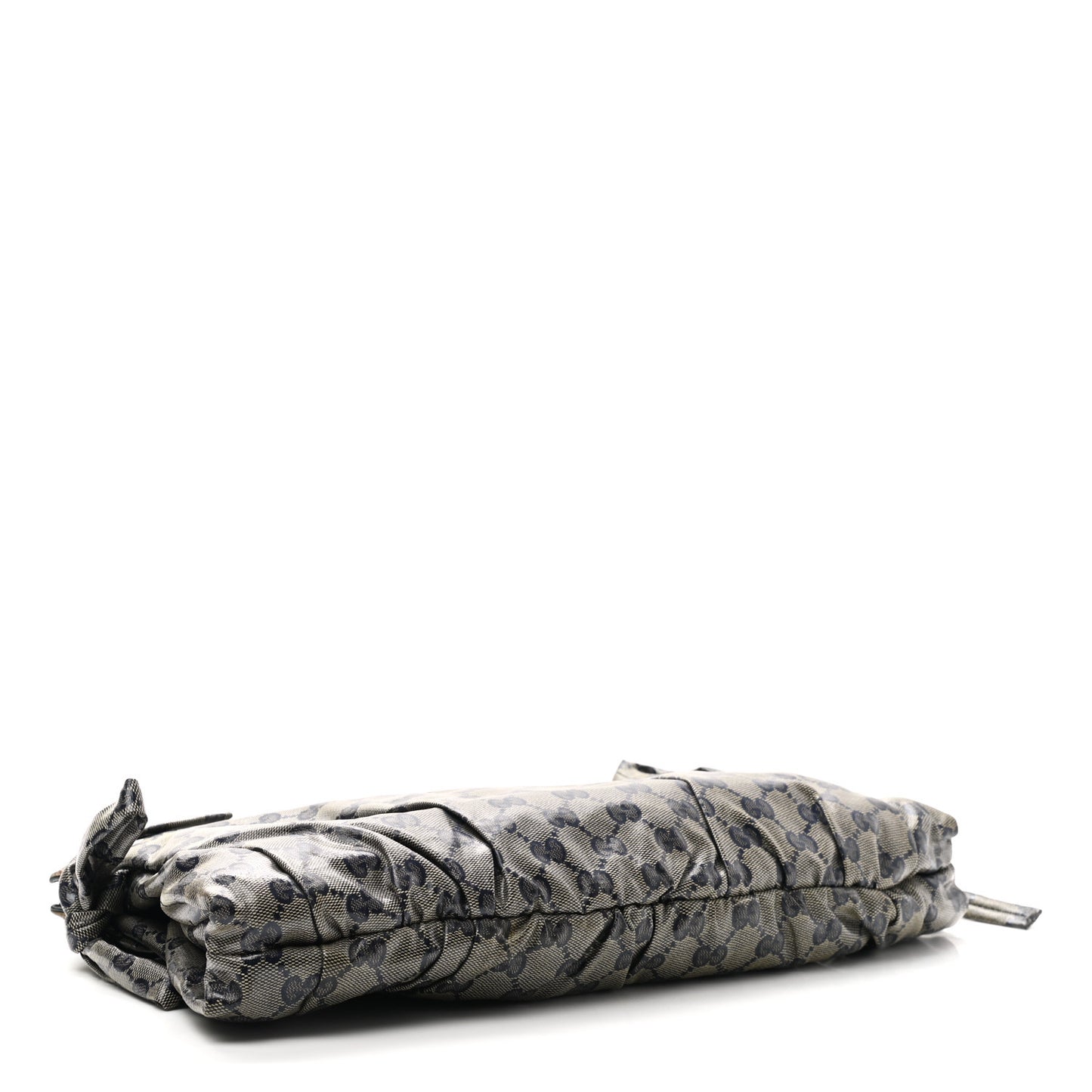 Crystal Monogram Large Hysteria Clutch Blue