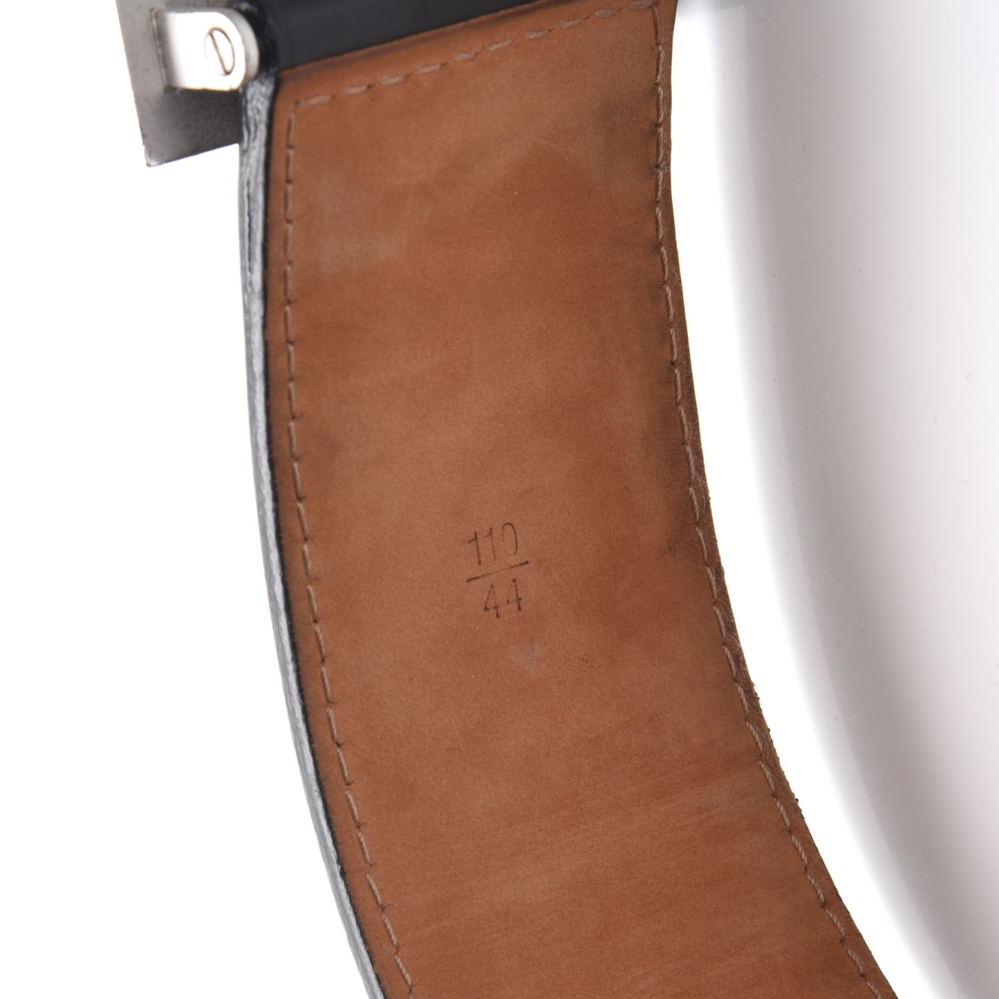 Calfskin Jeans Belt 110 44 Black