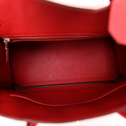 Hermes Epsom Birkin 30 Rouge Casaque 5 of 12
