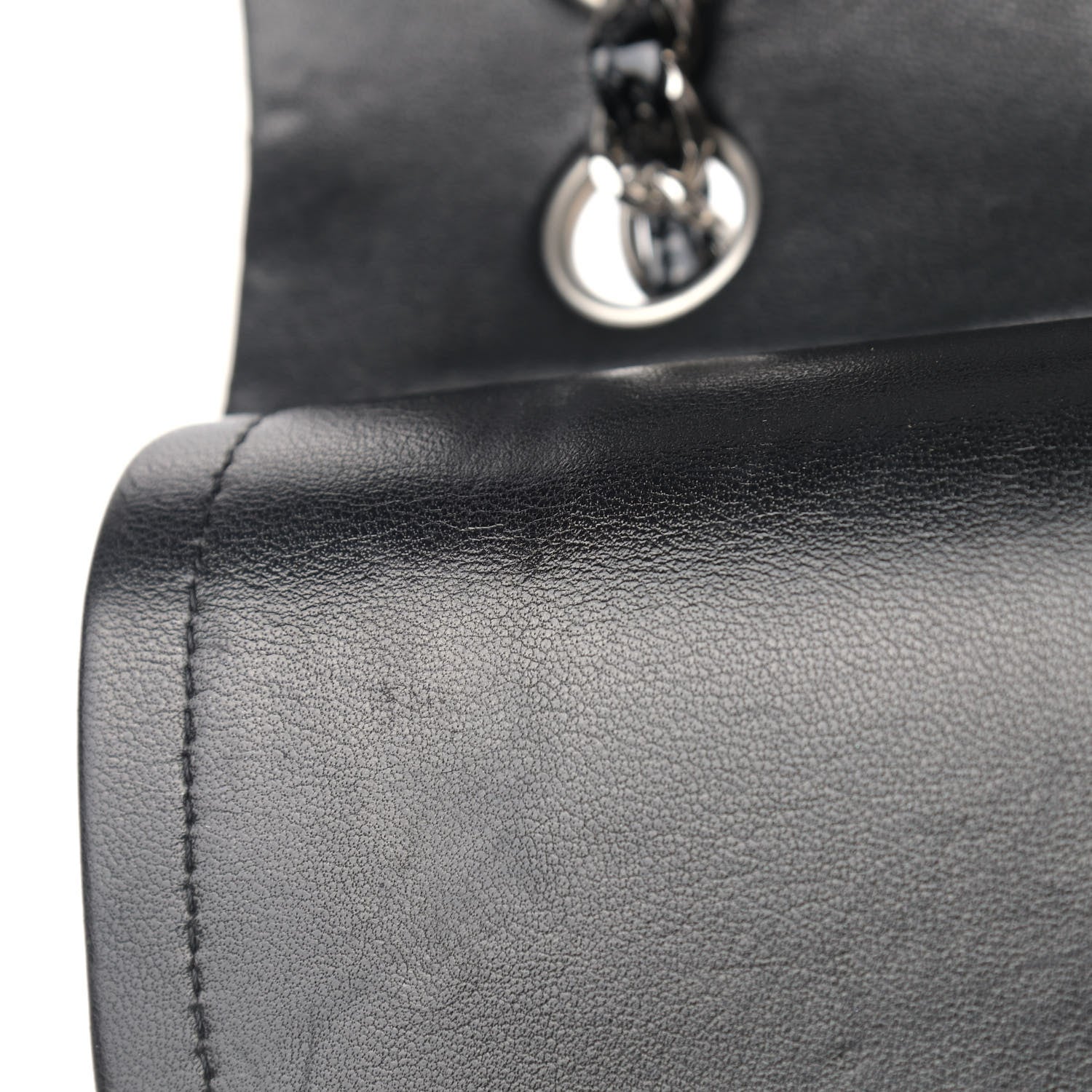 Chanel Patent Quilted Medium Double Flap Black 16 of 22