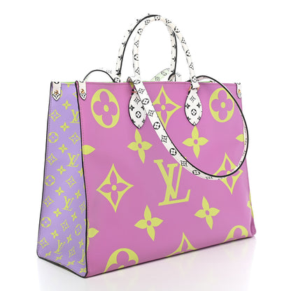 Louis Vuitton Monogram Giant Onthego GM Pink Lilac 4 of 10