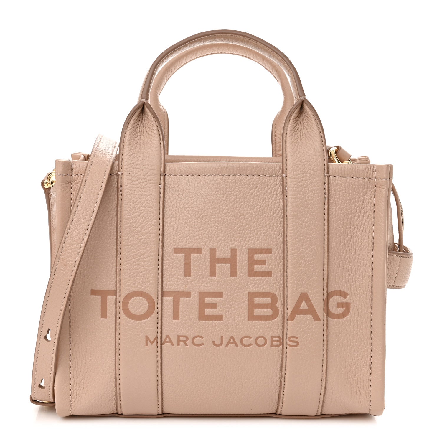 Marc Jacobs Grained Calfskin Small The Tote Bag Rose Dust 1 of 11