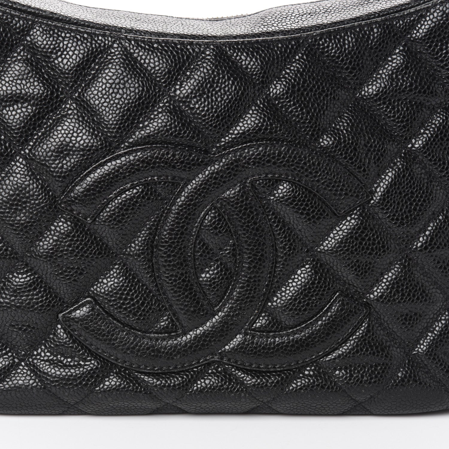 Chanel Caviar Quilted Timeless CC Shoulder Bag Black 8 of 10