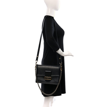 Louis Vuitton Epi Dauphine MM Black 2 of 8