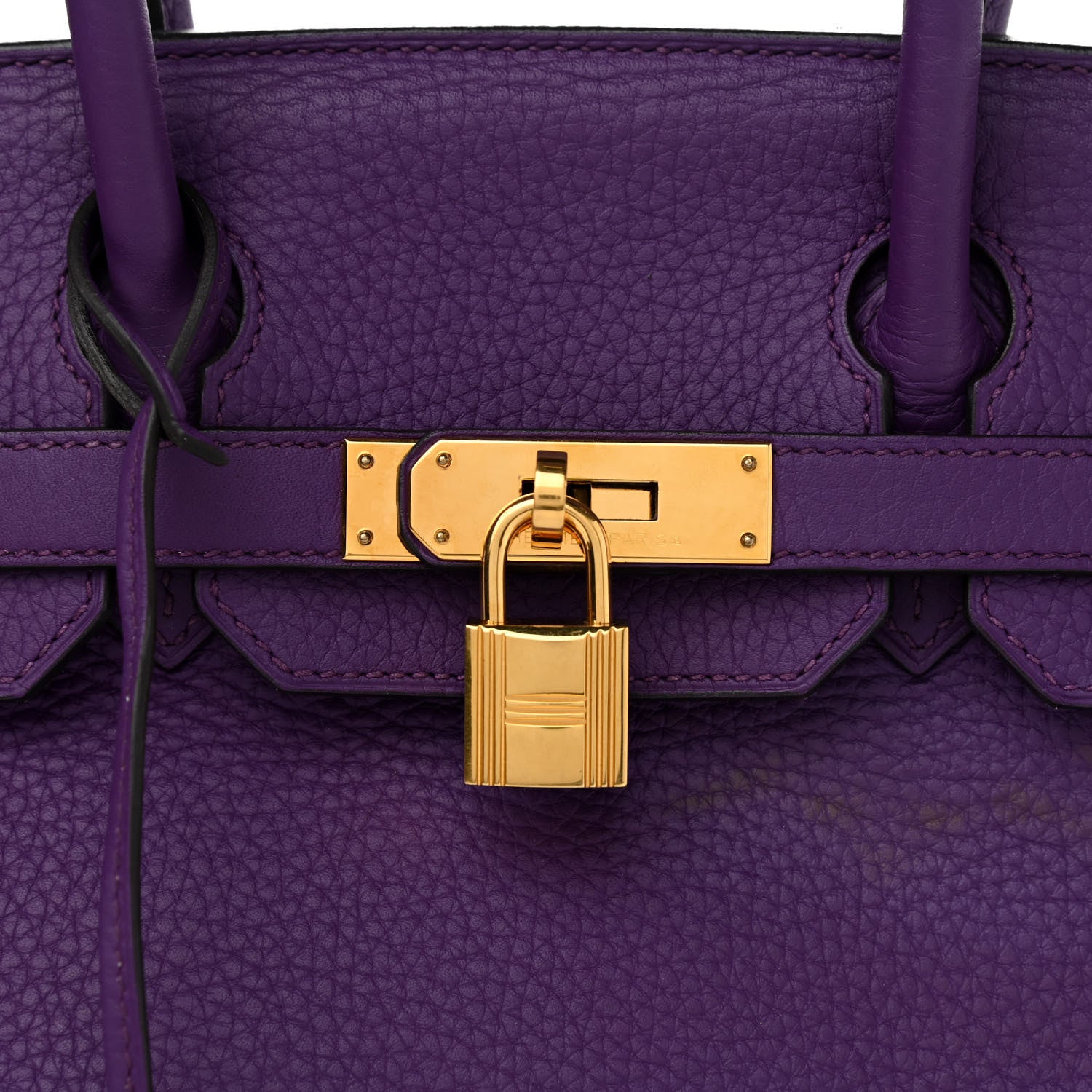 Hermes Togo BIRKIN 30 Crocus 21 of 21