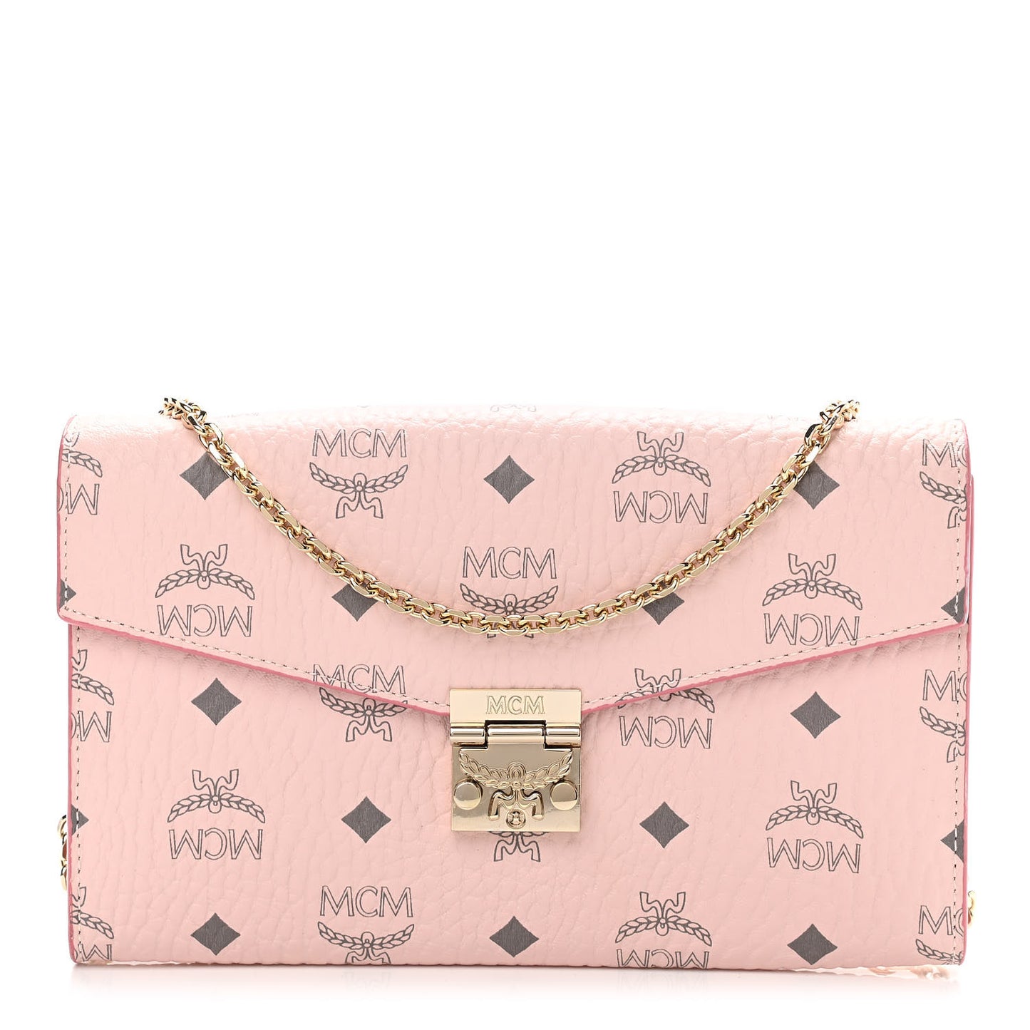 Visetos Monogram Medium Millie Crossbody Bag Soft Pink