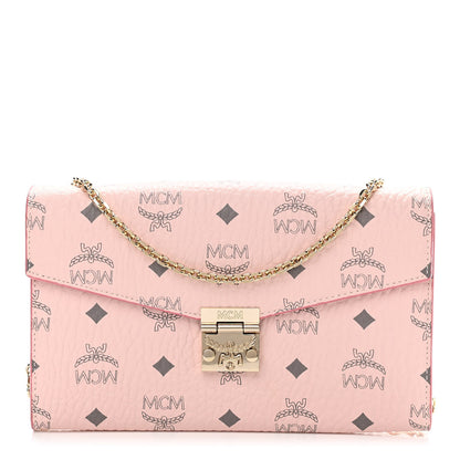 MCM Visetos Monogram Medium Millie Crossbody Bag Soft Pink 1 of 9