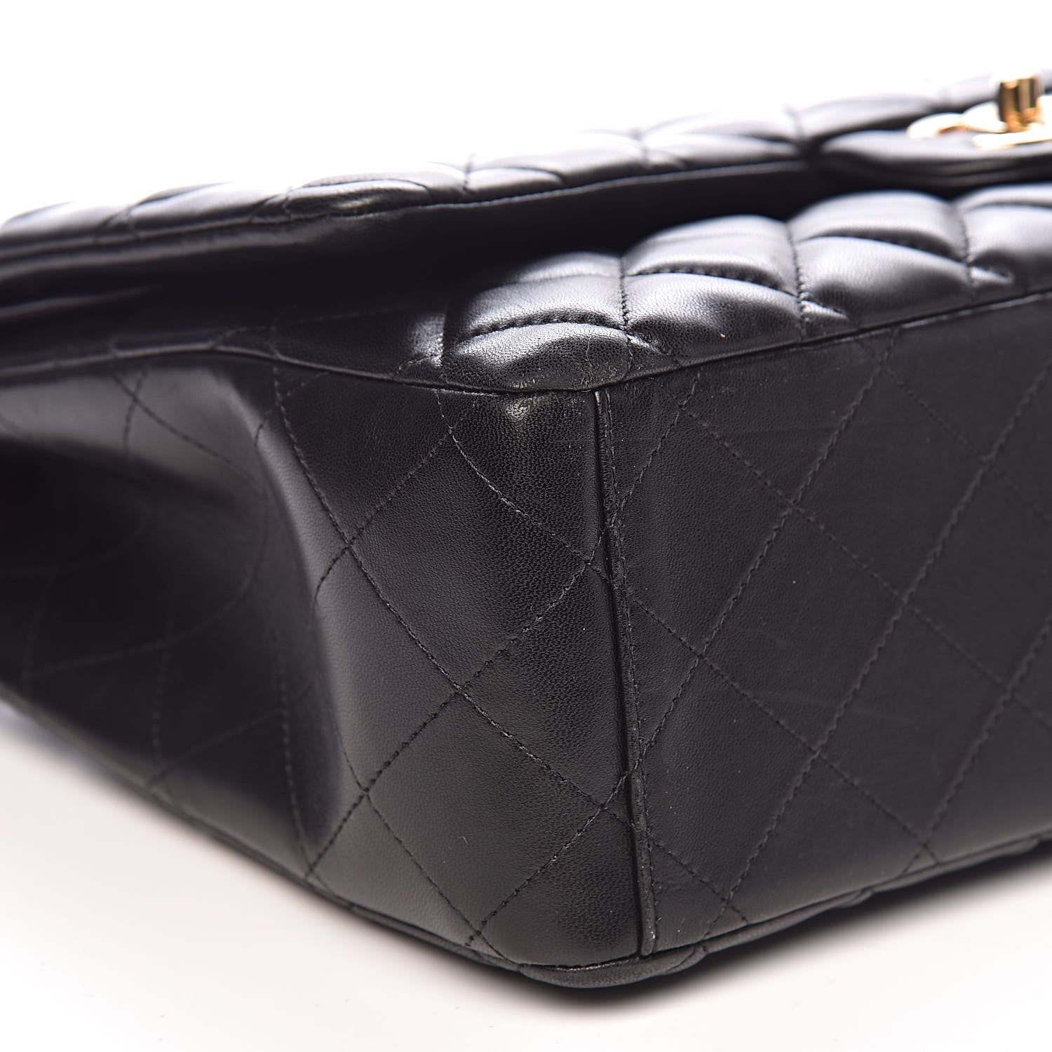 Chanel Lambskin Quilted Maxi Double Flap Black 8 of 17