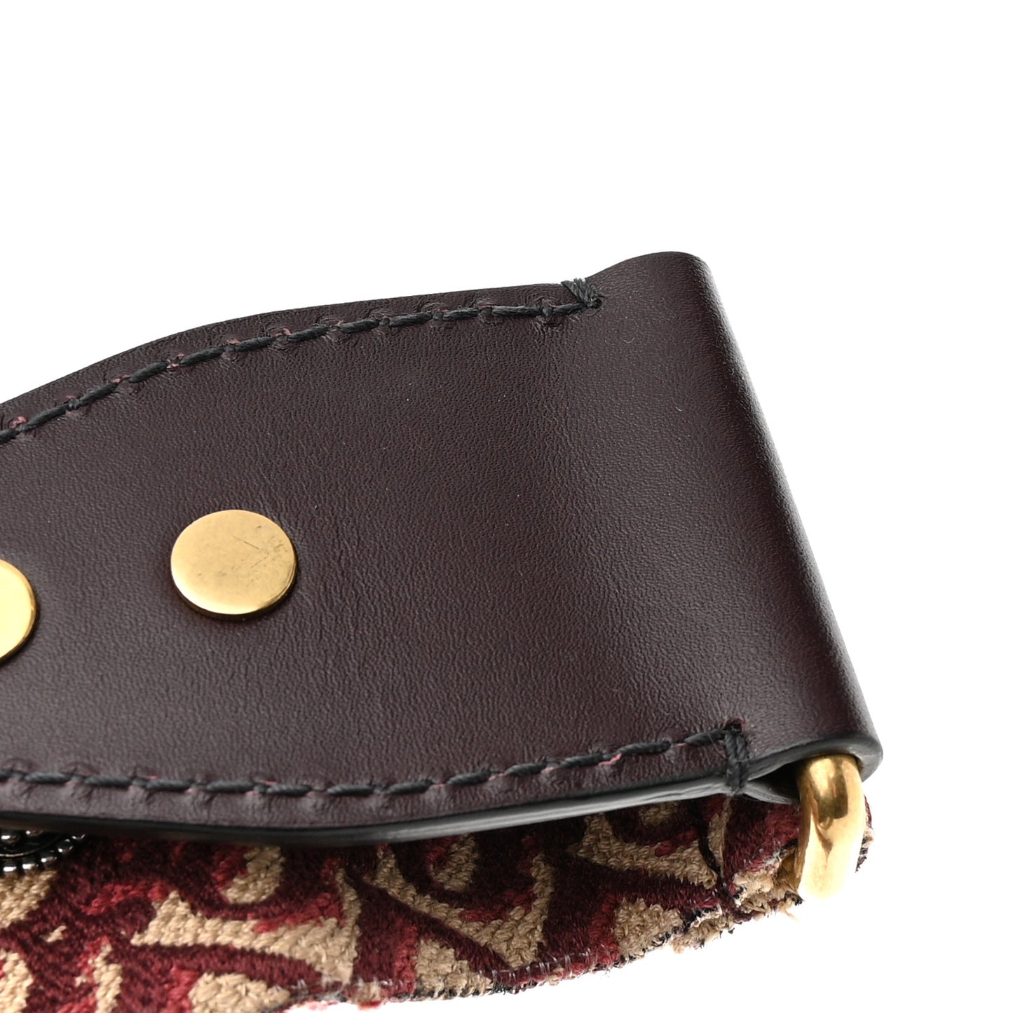 Oblique Dioraddict Flap Bag Burgundy