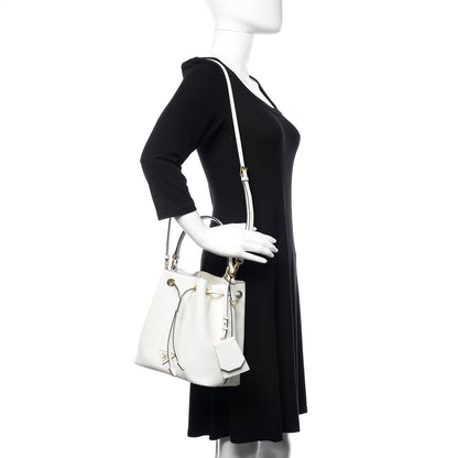 Prada Saffiano Bucket Bag White 2 of 9