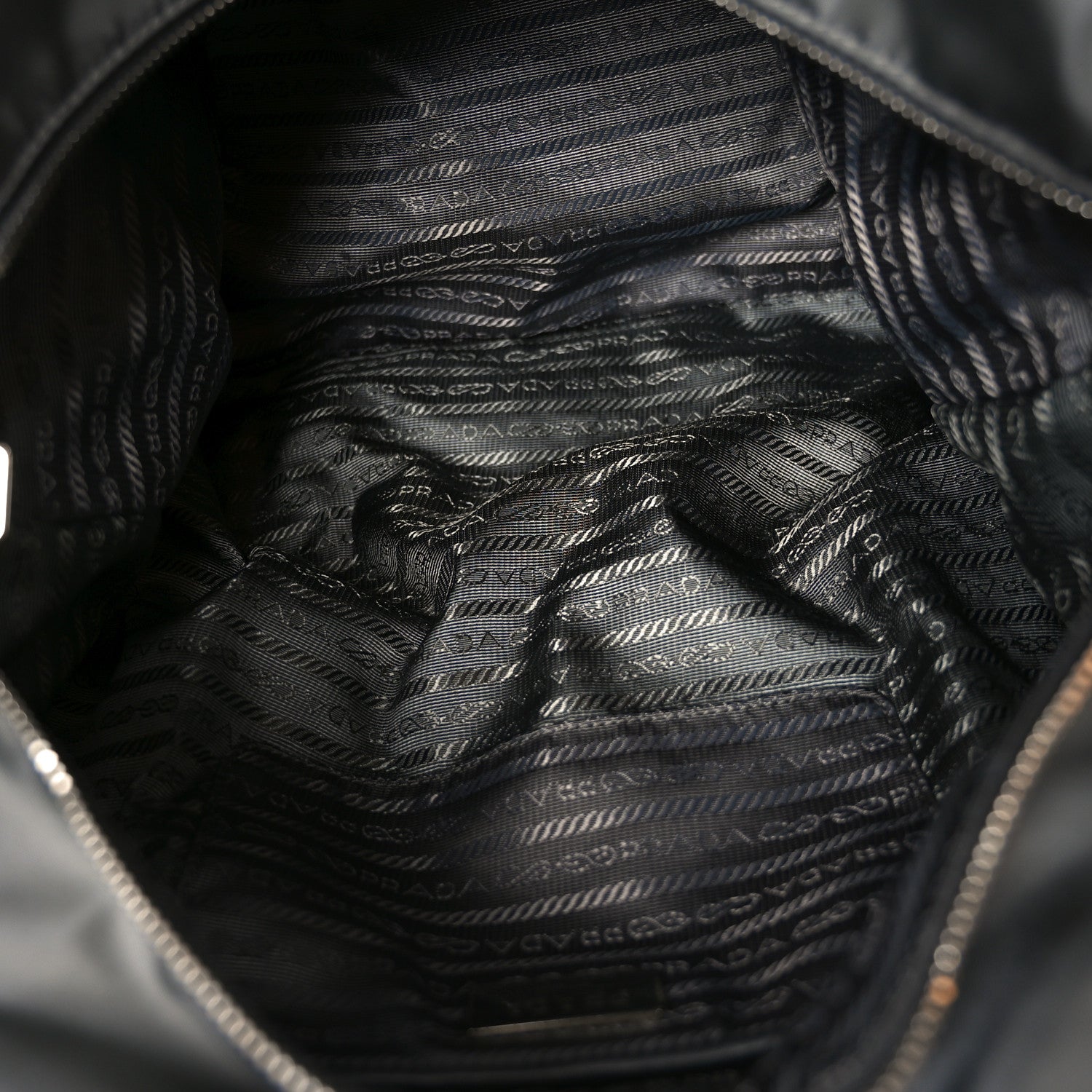 Prada Tessuto Nylon Pocket Tote Grey 1858579 – FASHIONPHILE