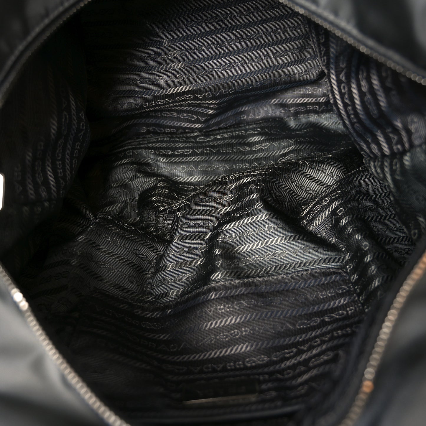 Tessuto Nylon Pocket Tote Grey