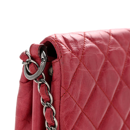Chanel Glazed Calfskin Quilted Soft Boy Flap Red 13 of 14