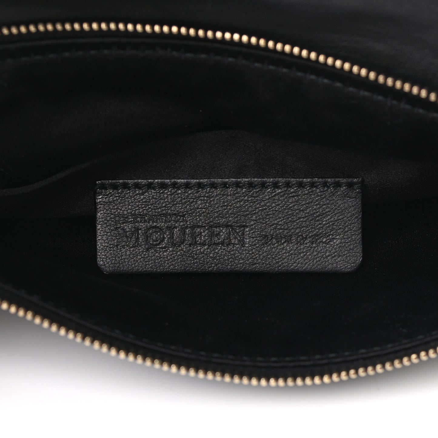 Calfskin Studded Skull Bag Black