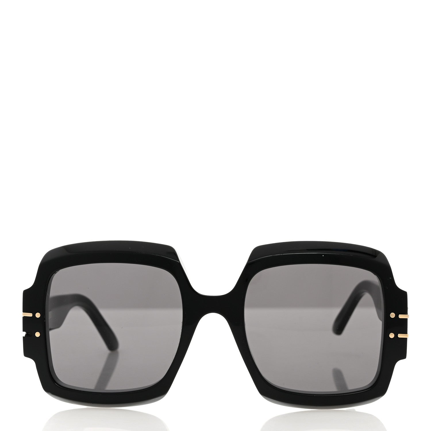 Christian Dior Acetate Diorsignature S1U Square Sunglasses Black 2 of 7