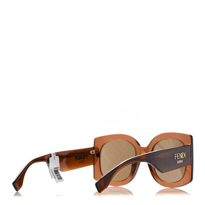 Fendi Acetate FF Sunglasses FF 0436/G/S Brown 3 of 7