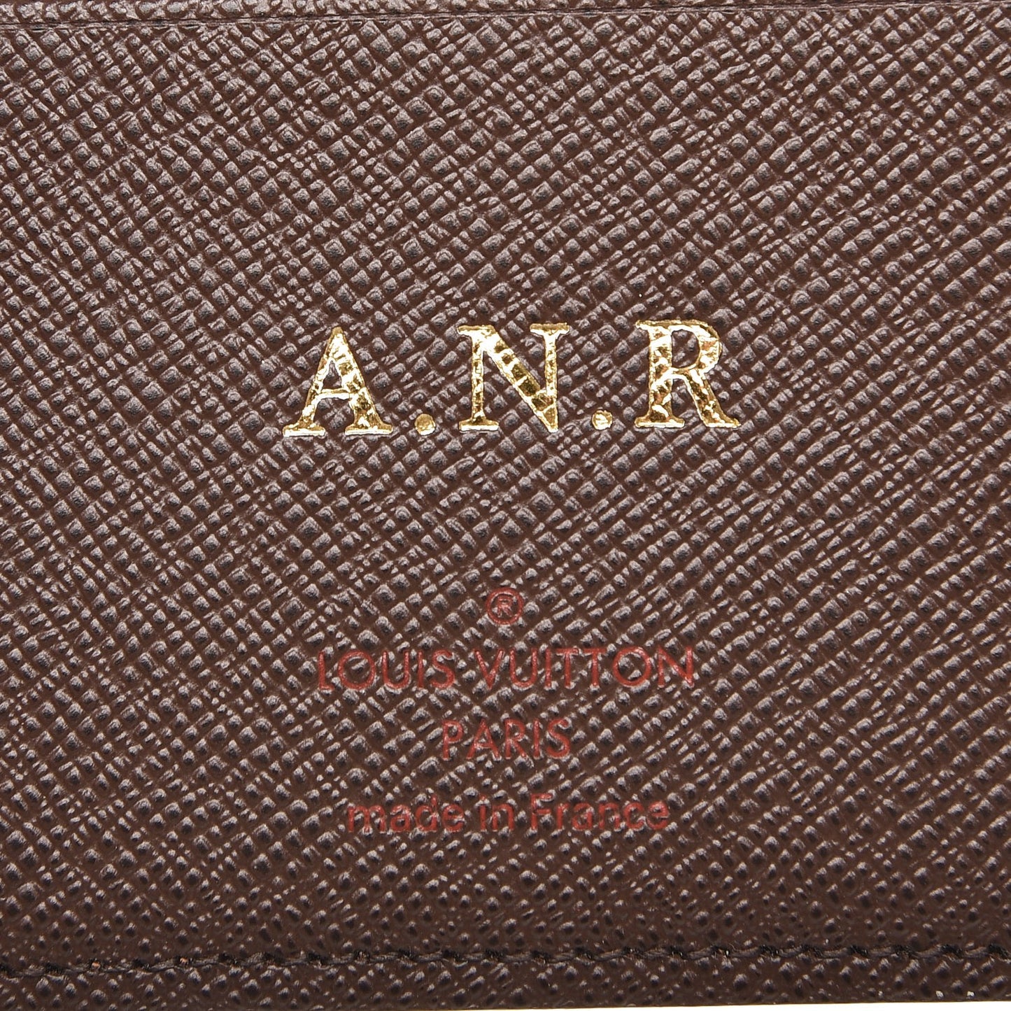 Damier Ebene Medium Ring Agenda Cover