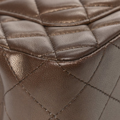 Chanel Metallic Lambskin Quilted Mini Rectangular Flap Gold 10 of 10