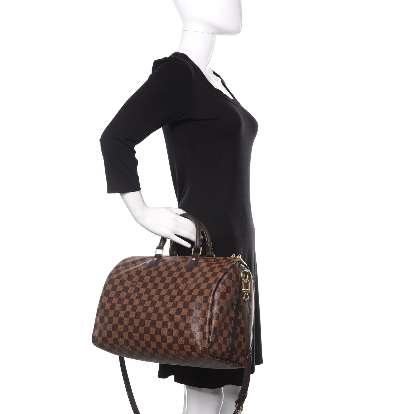 Damier Ebene Speedy Bandouliere 35