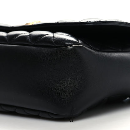 Versace Nappa Quilted La Medusa Chain Crossbody Black 9 of 10