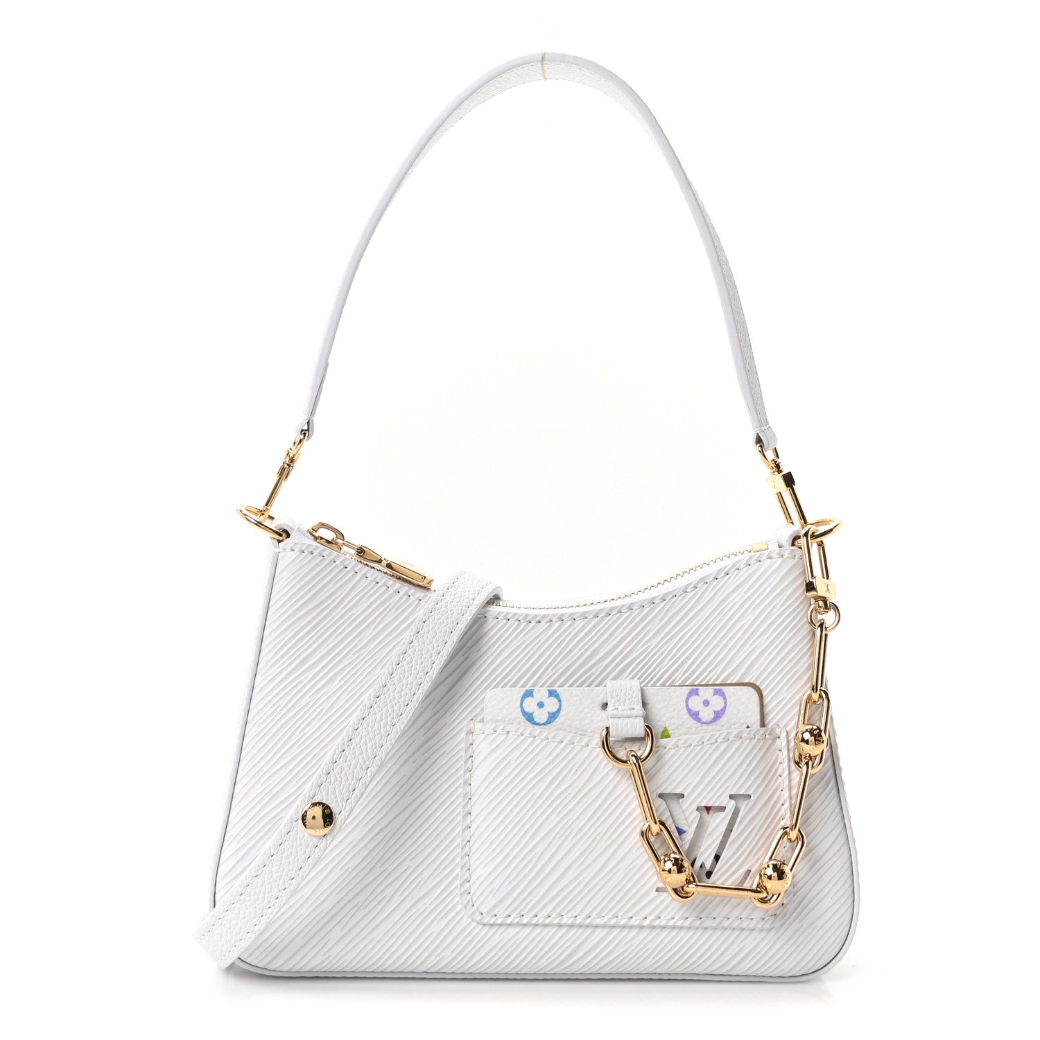 Louis Vuitton LV x TM Epi Monogram Multicolor Marellini White 1 of 10