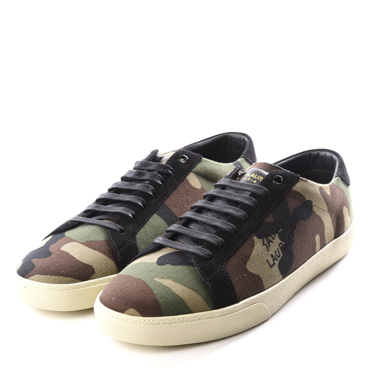 Canvas Camouflage Signa SL/06 Low Top Sneakers 43 Kaki