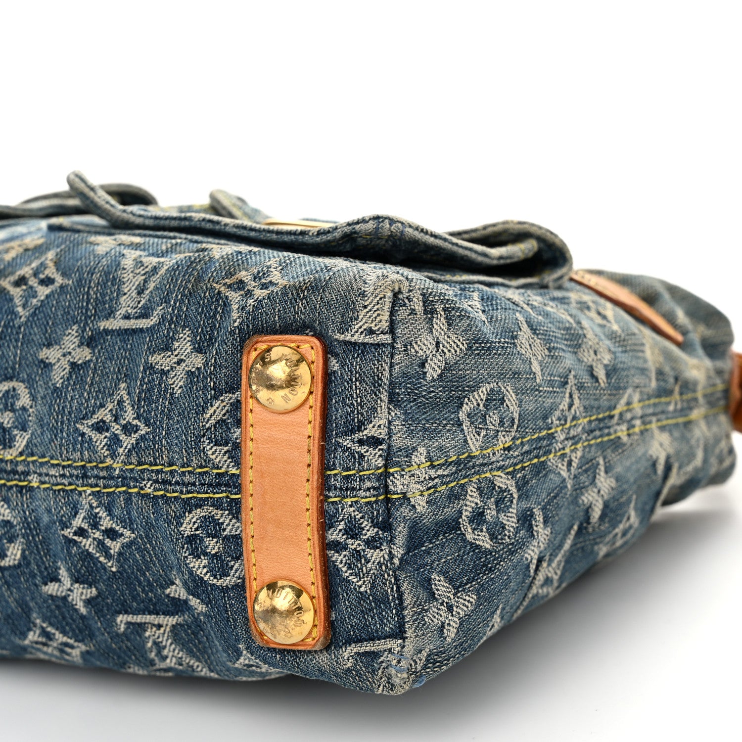 Louis Vuitton Monogram Denim Baggy PM Blue 9 of 10