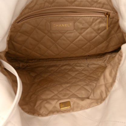 Chanel Calfskin Quilted Small Chanel 22 White 6 of 14