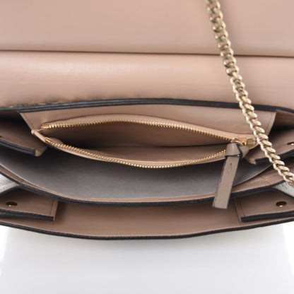 Chloe Python Medium Faye Shoulder Bag Natural 6 of 8