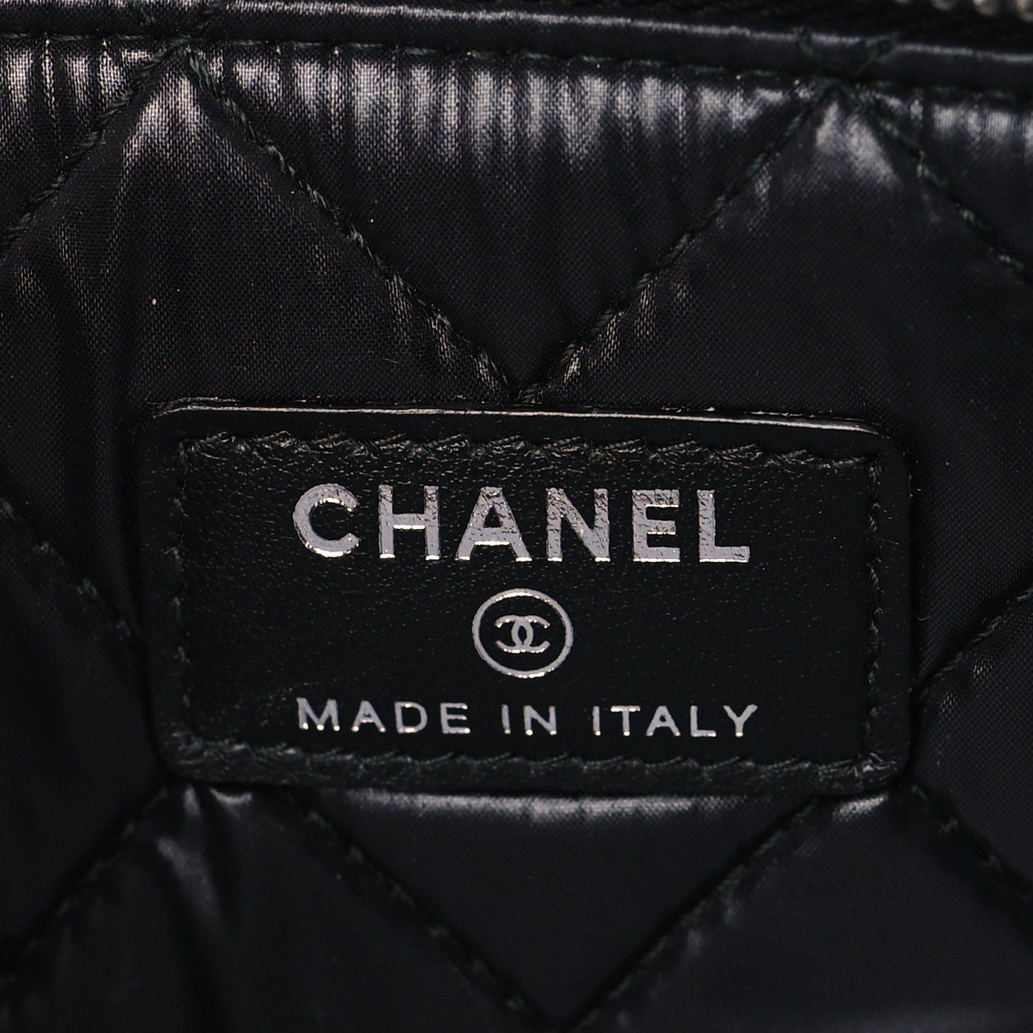 Chanel Caviar Studded Medium Deauville Pouch Black 6 of 11