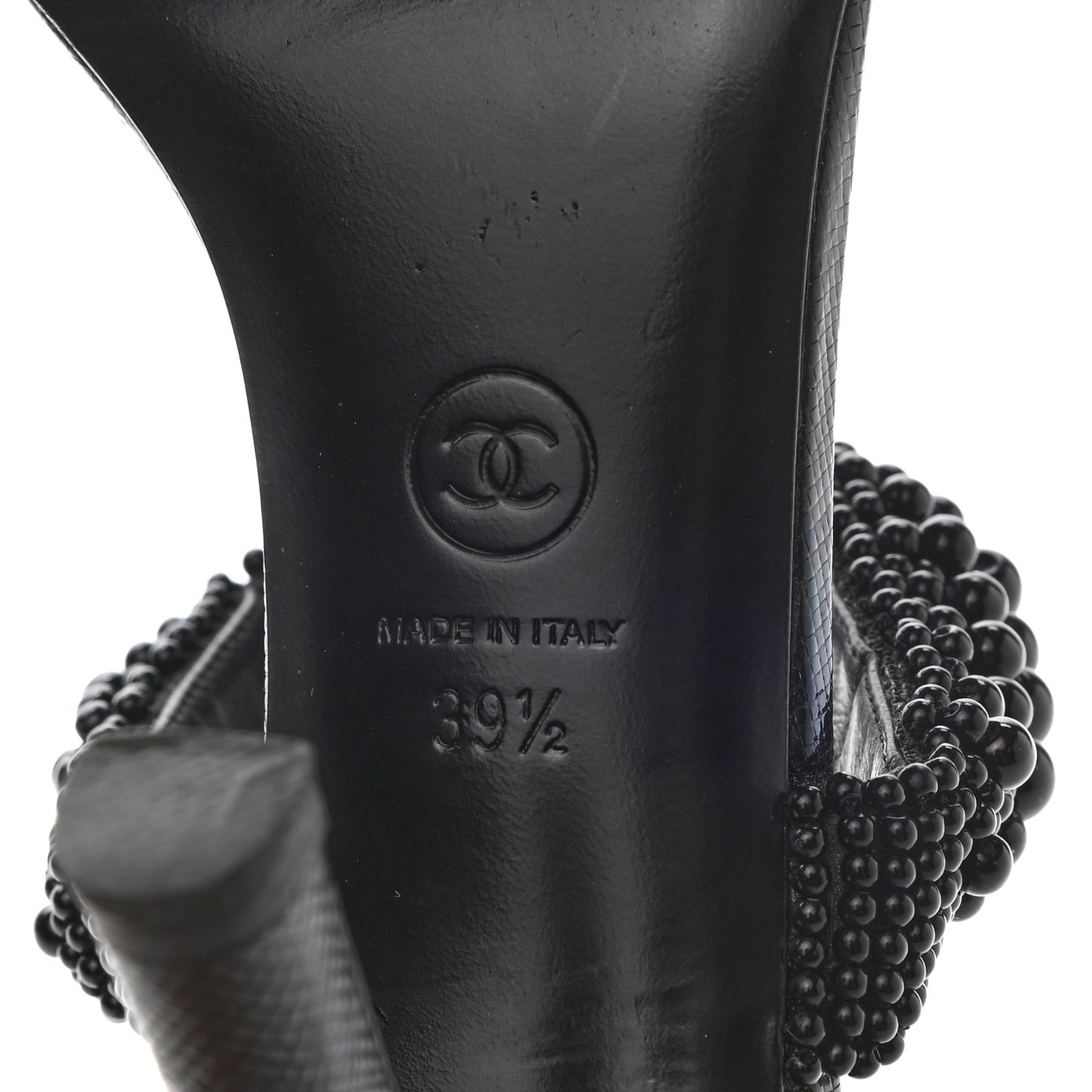 Fantasy Calfskin Pearl Pump 39 Black