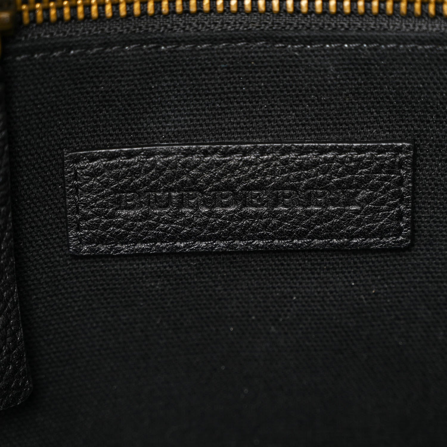 Burberry Mega Check Calfskin Abbeydale Simple Backpack Black Camel 6 of 11