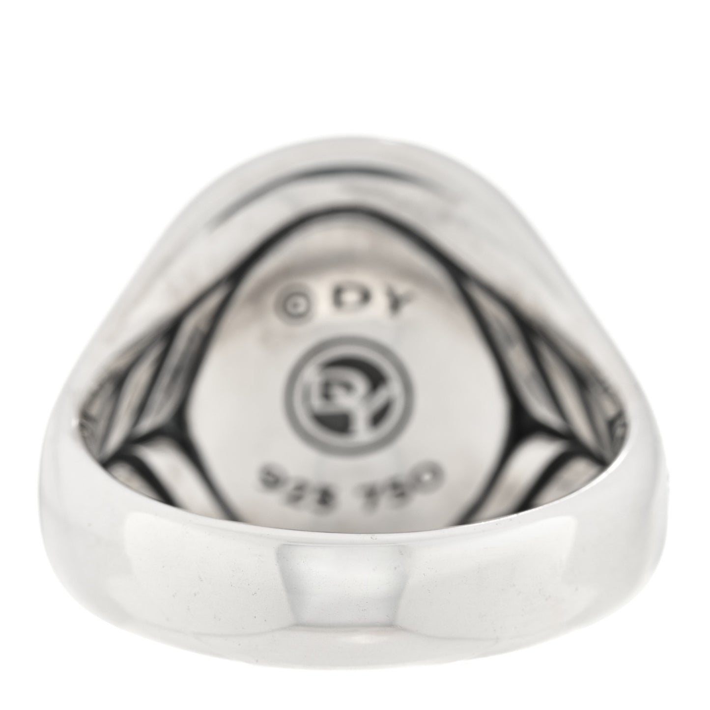 Sterling Silver 18K Yellow Gold Petrvs Scarab Signet Ring 67 12