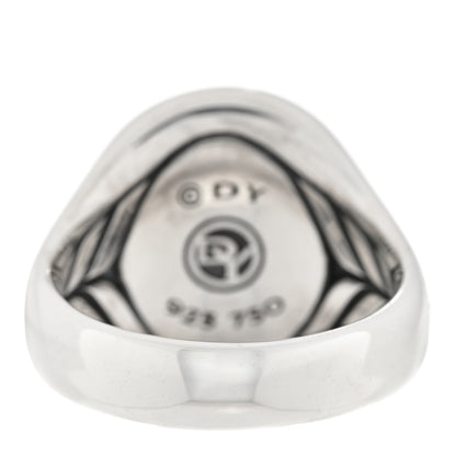 David Yurman Sterling Silver 18K Yellow Gold Petrvs Scarab Signet Ring 67 12 4 of 4