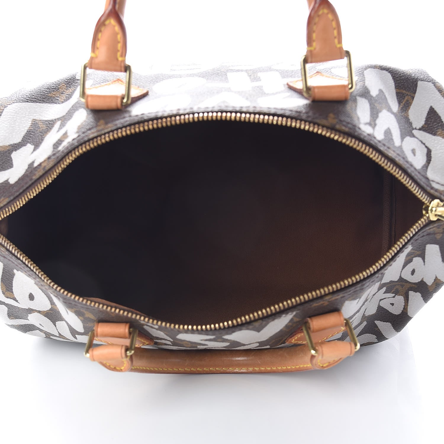 Louis Vuitton Monogram Graffiti Speedy 30 Silver 6 of 26
