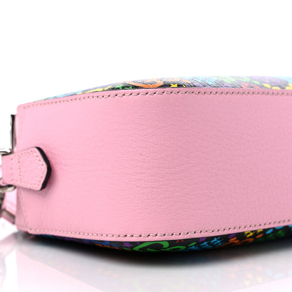 Gucci GG Supreme Monogram Psychedelic Shoulder Bag Black Multicolor Sugar Pink 7 of 9