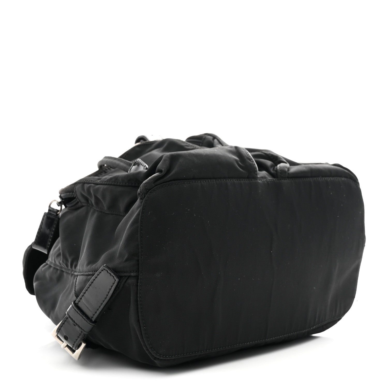 Prada Nylon Vela Medium Backpack Black 4 of 10