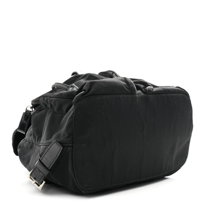 Prada Nylon Vela Medium Backpack Black 4 of 10