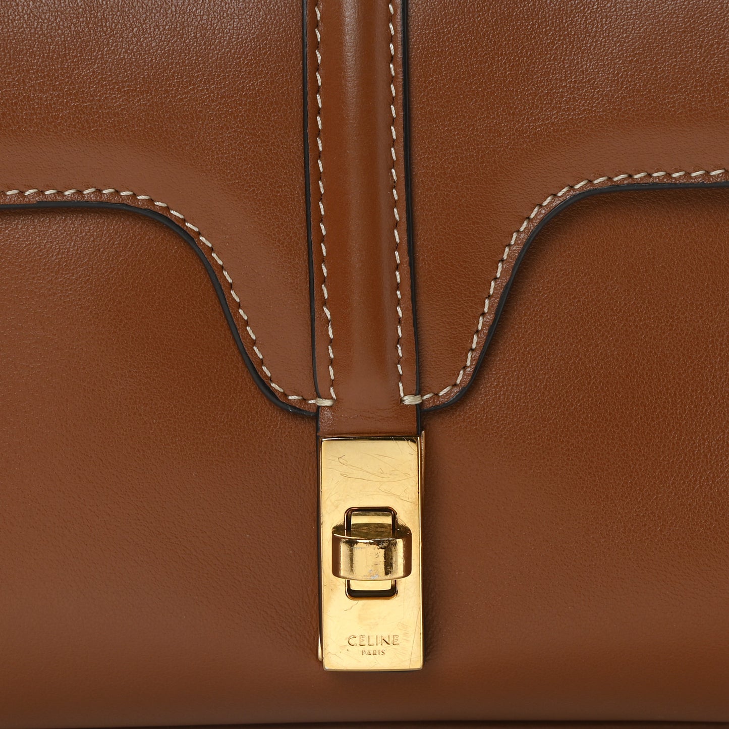 Calfskin Mini Soft 16 Bag Tan