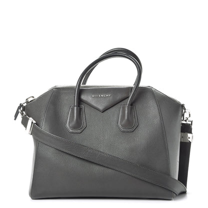 Givenchy Sugar Goatskin Medium Antigona Dark Grey 1 of 12