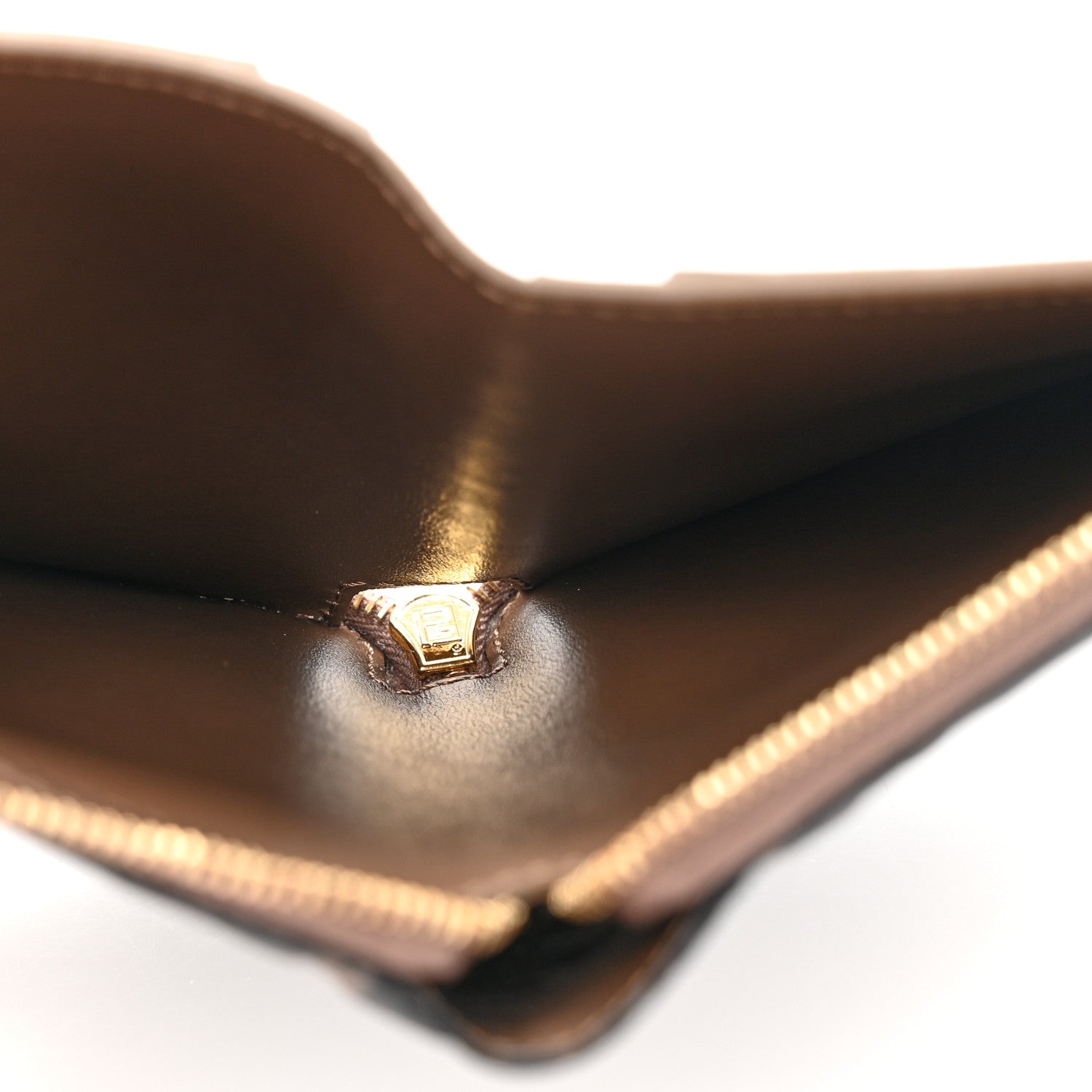 Fendi Vitello Ceylon Bi-Color FF 1974 Embossed FF Diamonds Wallet Maya Black 6 of 10