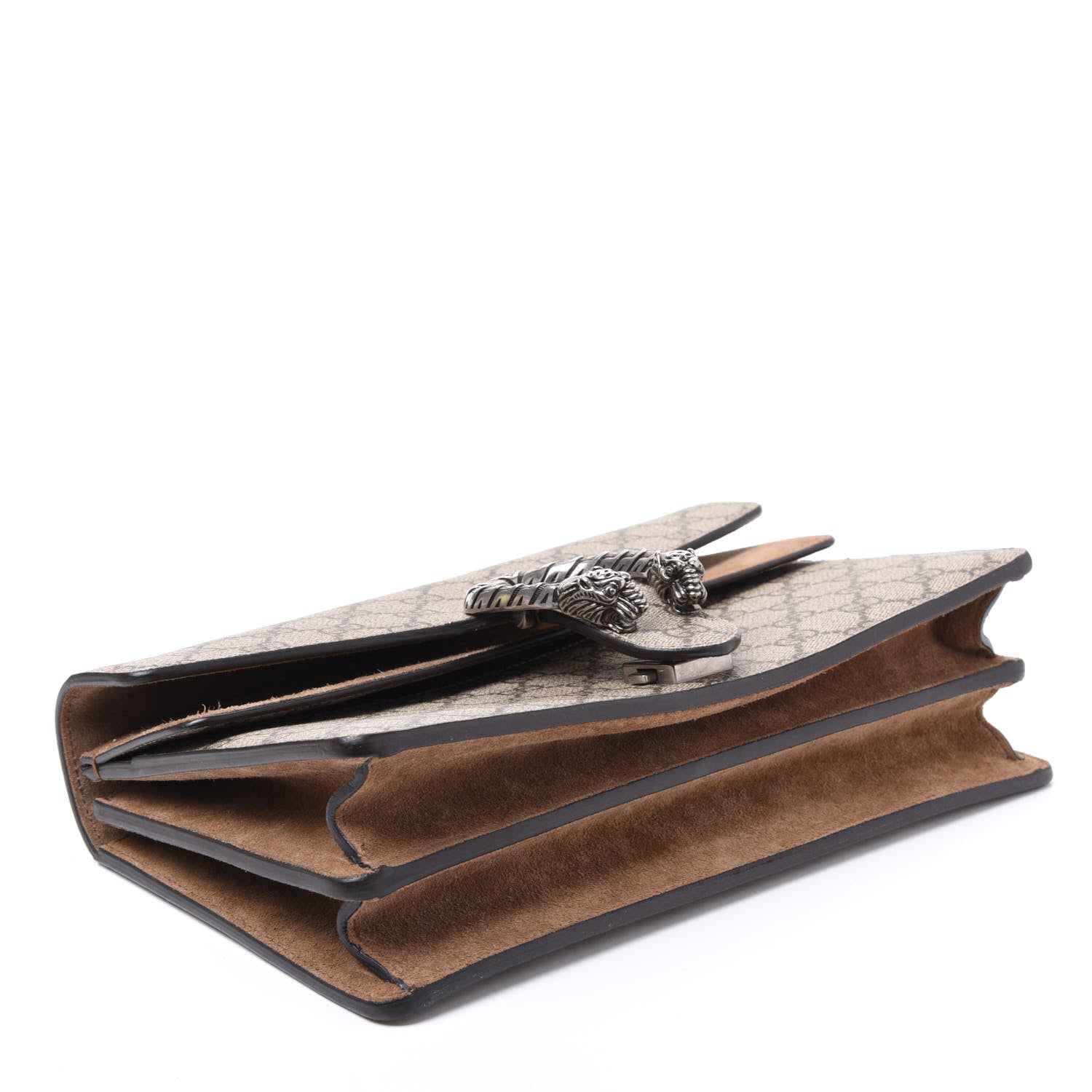 Gucci GG Supreme Monogram Small Dionysus Shoulder Bag Taupe 3 of 9