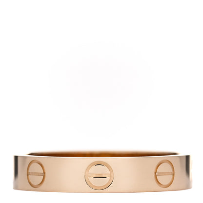 Cartier 18K Yellow Gold 3.5mm LOVE Wedding Band Ring 52 6 3 of 6