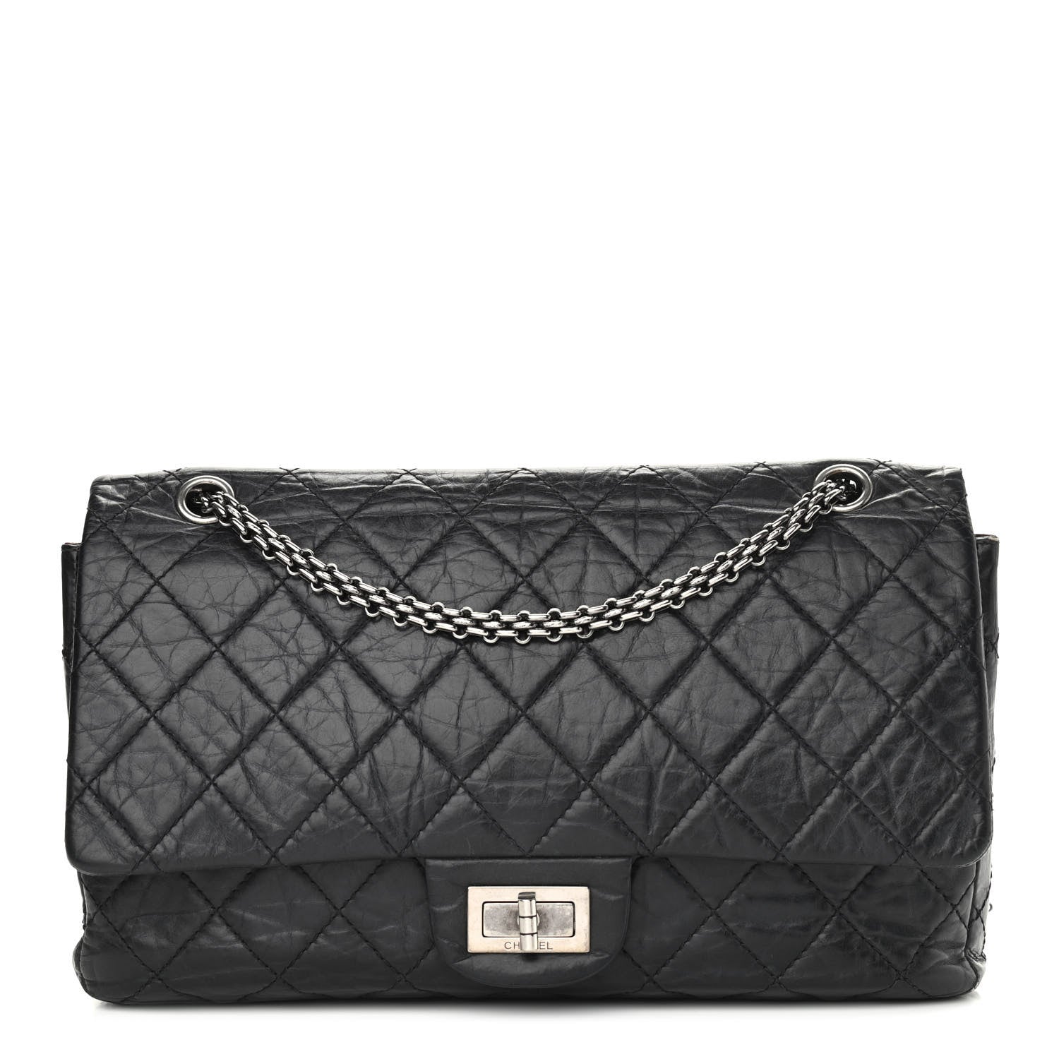 Chanel Aged Calfskin Quilted 2.55 Reissue 227 Flap Black 1 of 16