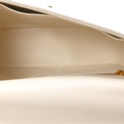 Christian Dior Supple Calfskin Cannage Medium Caro Bag Ivory 5 of 11