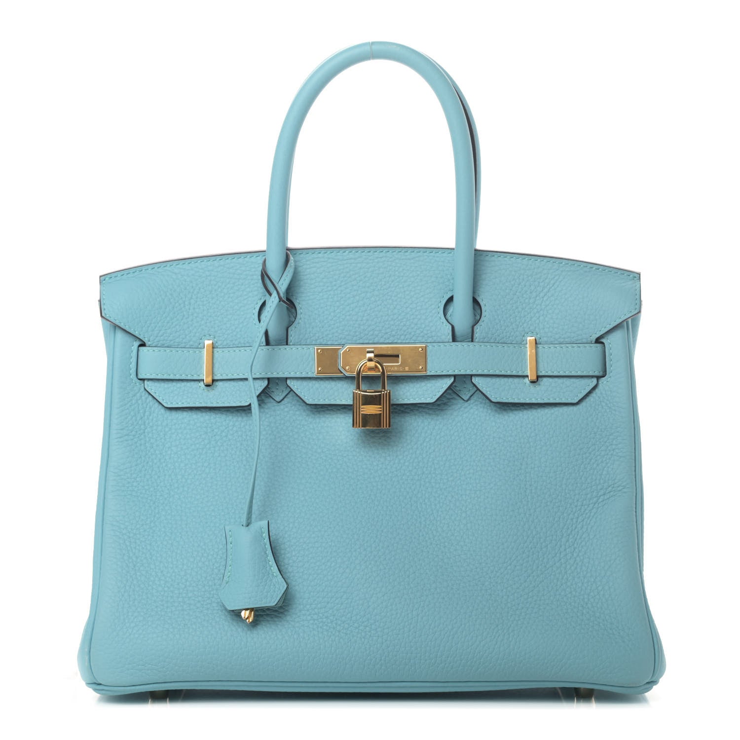 Hermes Togo Birkin 30 Bleu Atoll 1 of 11